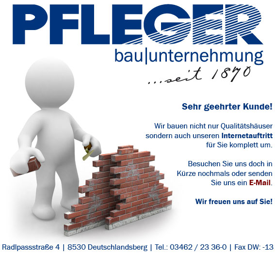 Pfleger Bau - bau|unternehmung